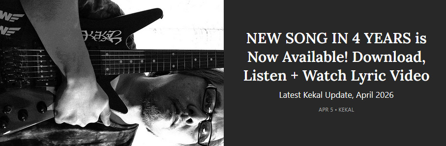 Kekal April 2026 Update on Substack